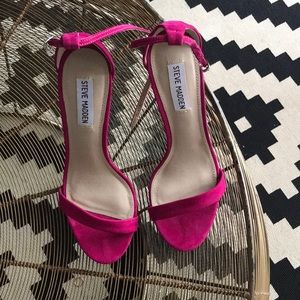 Fuchsia Steve Madden sandals